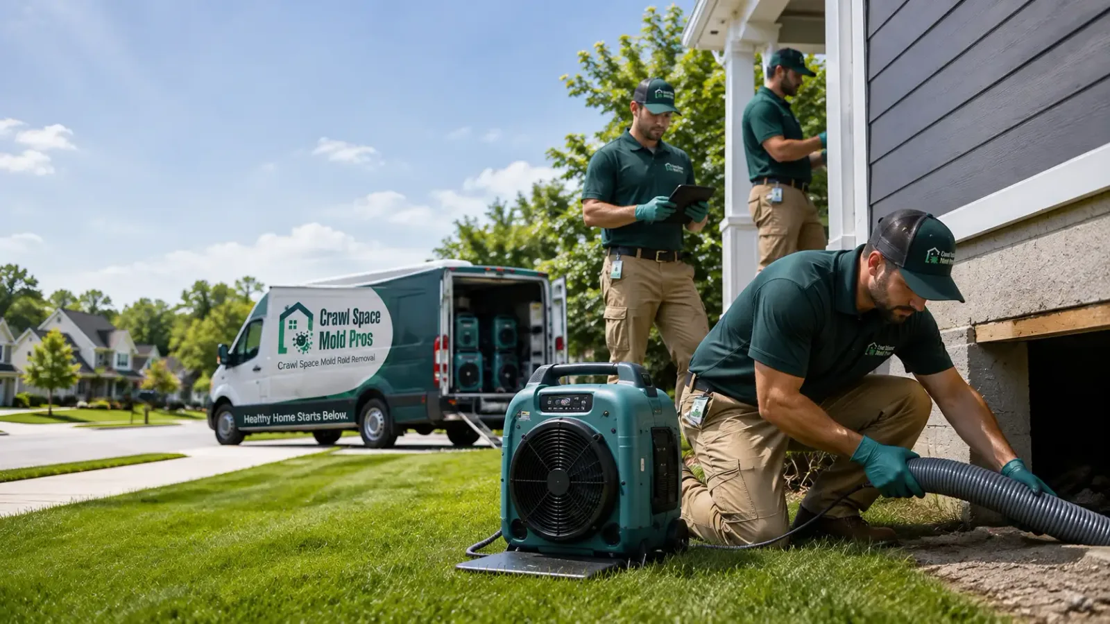 Crawl Space Mold Removal in Hebron, OH